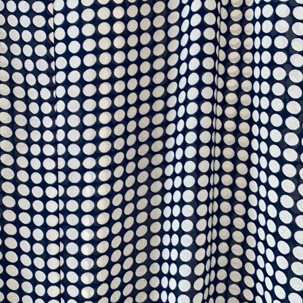 Max Studio Polka Dot Print Flutter Sleeve Elastic… - image 3